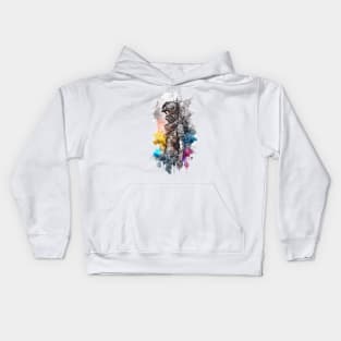 Steampunk Water Colour Woman - V1.03 Kids Hoodie